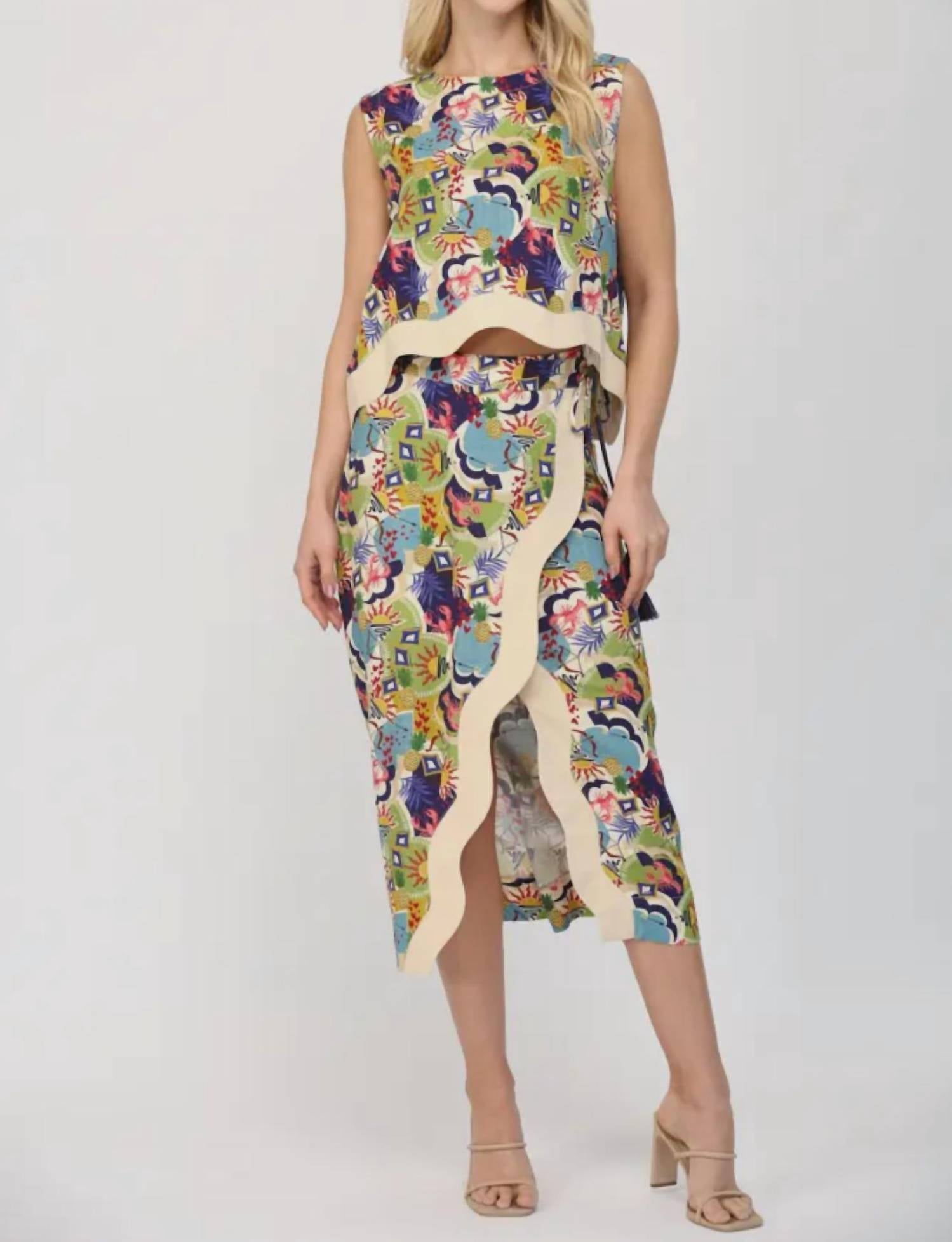 Fate - Mirage Wrap Midi Skirt