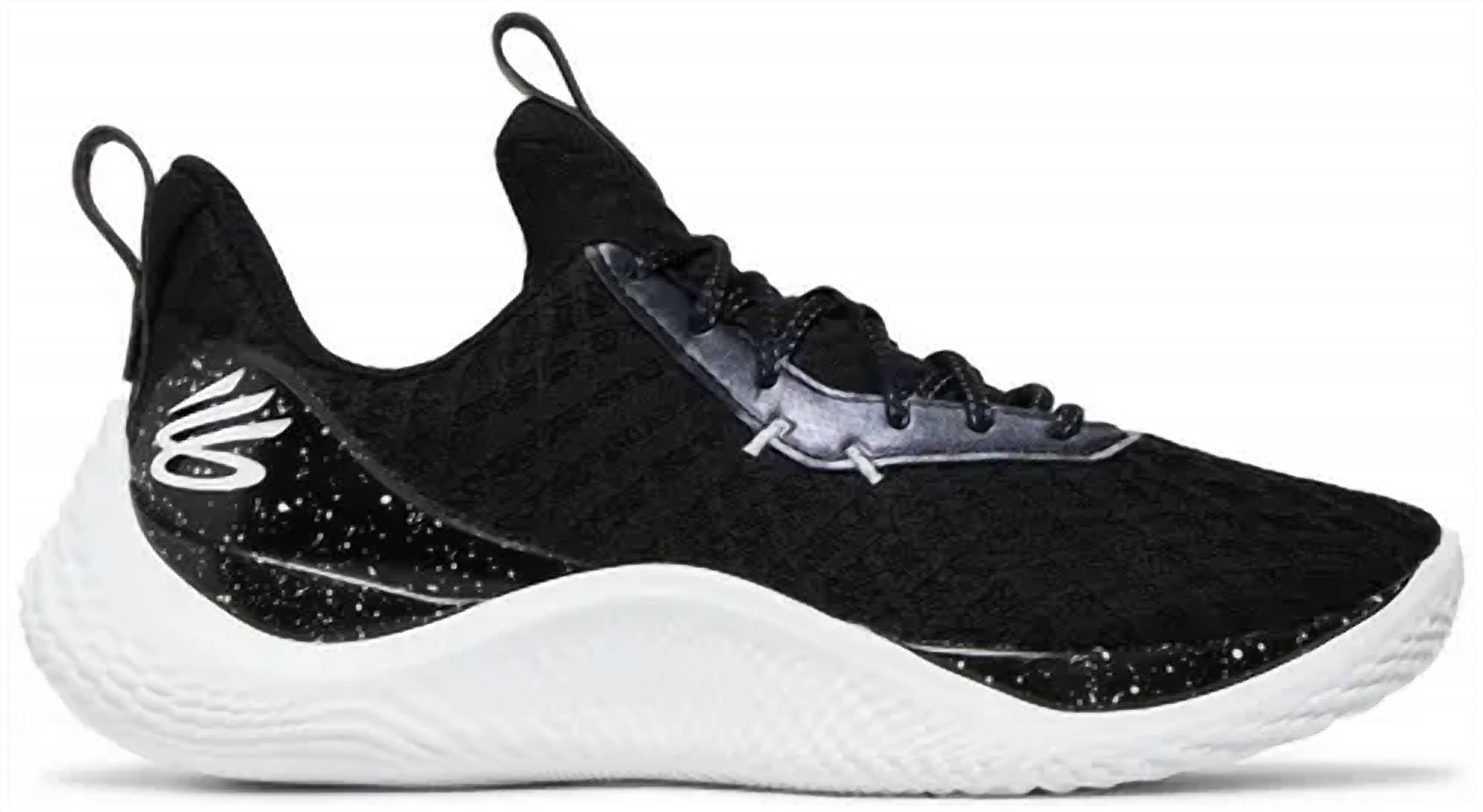 UNDER ARMOUR Men's Curry Flow 10 Shoes in black white - men's shoe