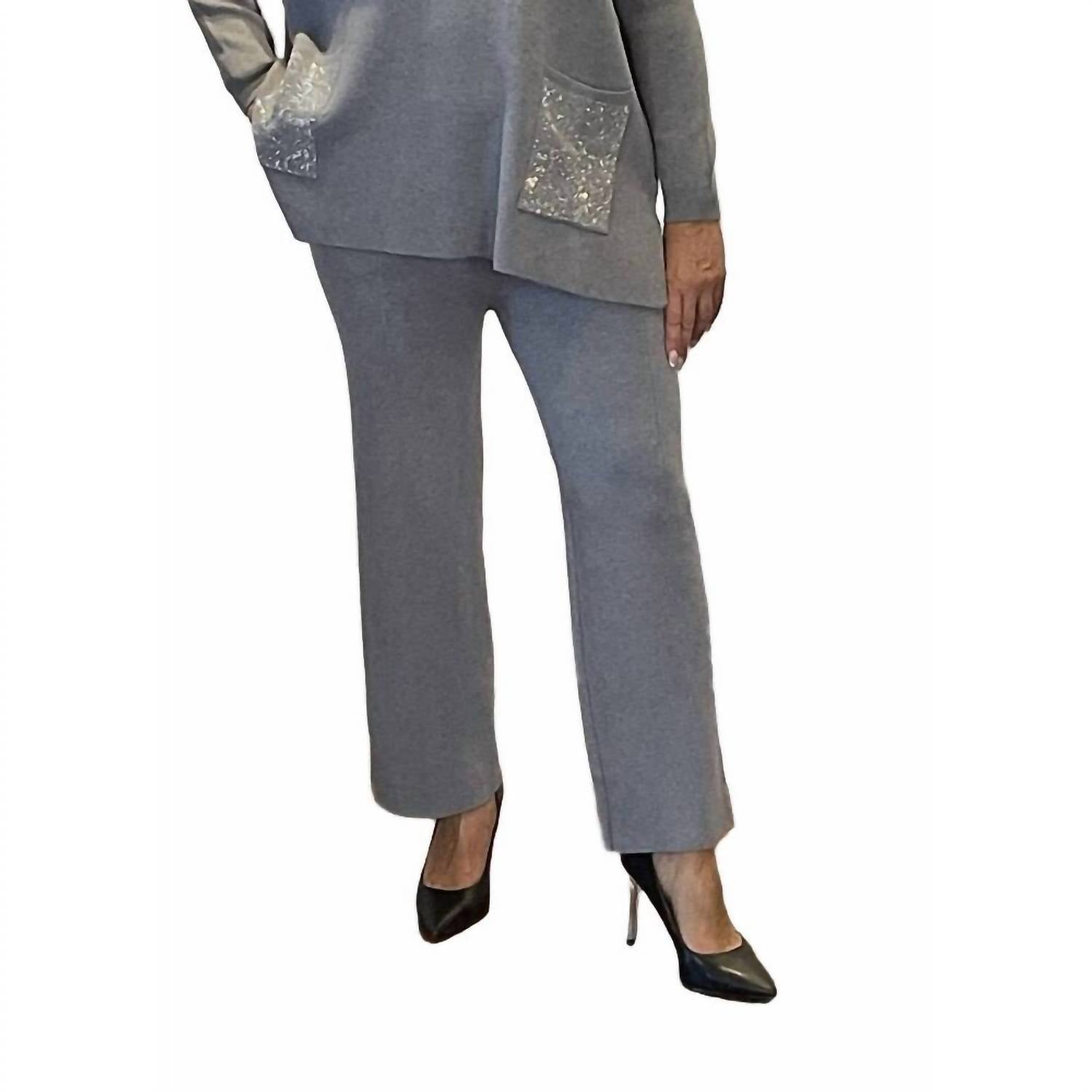 Eternelle - Women's Elle Knit Wide Pants