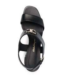 Salvatore Ferragamo - Women's Gancini-plaque Leather Sandals