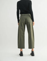 Just Black Denim - Utility Seamed Barrel Jeans