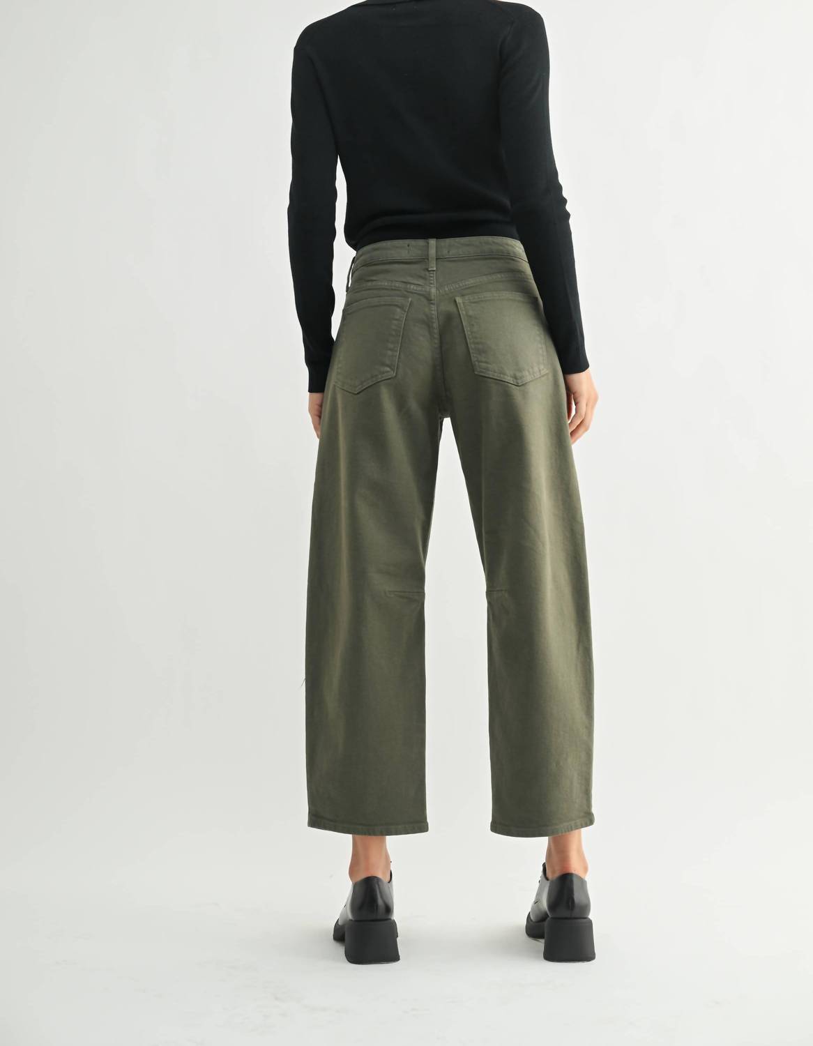 Just Black Denim - Utility Seamed Barrel Jeans