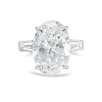 Diana M Jewels - Women's Oval & Baguette Lab-Grown Diamond Jewelry Ring (4.00 Ct) - Signature Plus