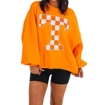 Stewart Simmons - Power T Sequin Balloon Pullover Sweater