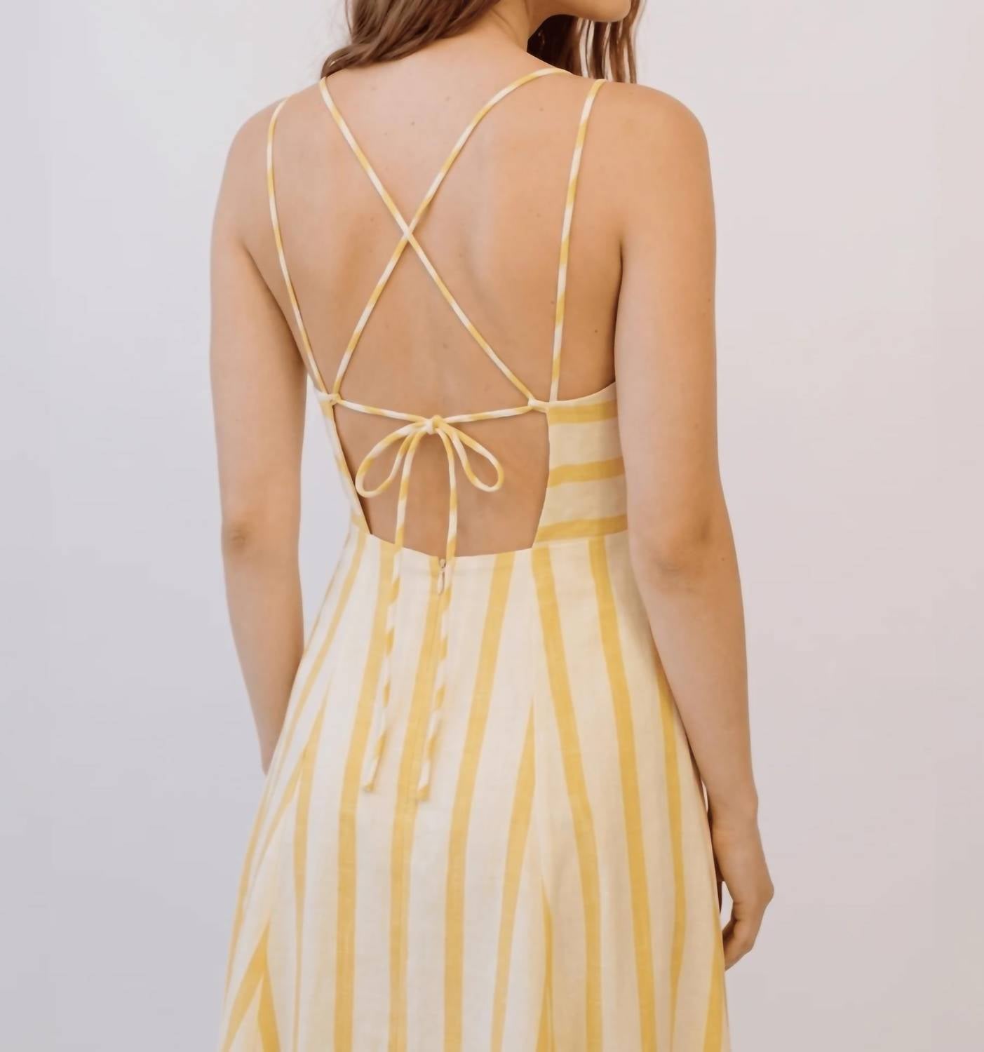 Guadalupe Design - Women's Filomena Stripe Dress