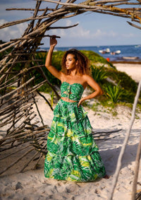 Little Secret Of Mine - Halter Neck Maxi Dress Set