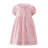 Rachel Riley - Kid's Flowerette Smocked Dress & Bloomers