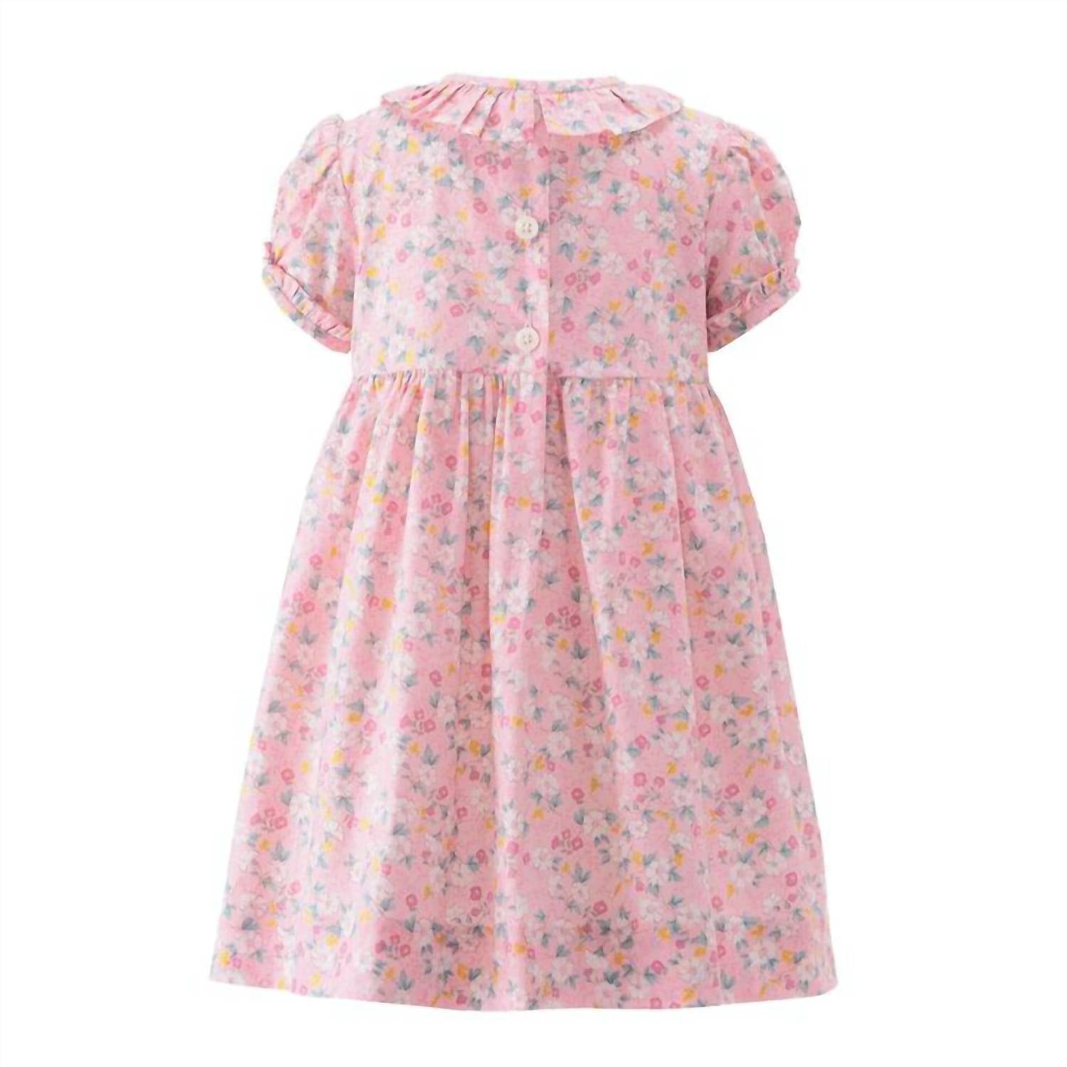 Rachel Riley - Kid's Flowerette Smocked Dress & Bloomers