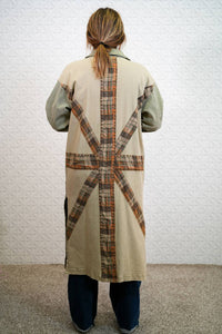 Oli & Hali - Misty Morning Fog Mineral Washed Long Jacket