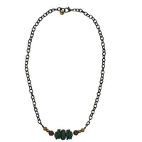 Legend Or Lies - Women's Short Center Stacked Beaded Necklace