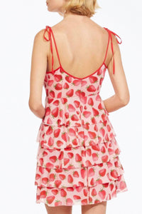 RADA TIERED MESH MINI DRESS