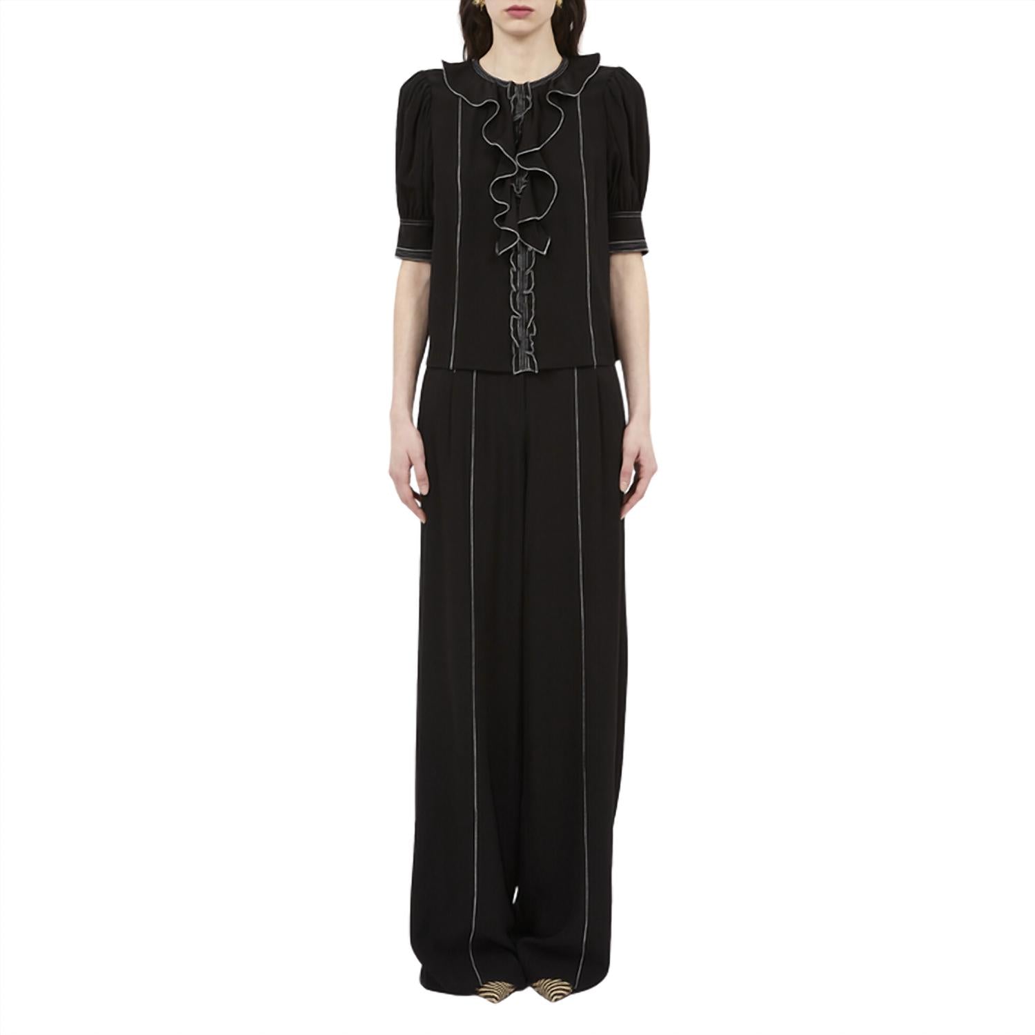 Ulla Johnson Women's Delvine Pant in noir - women's pants - view 4