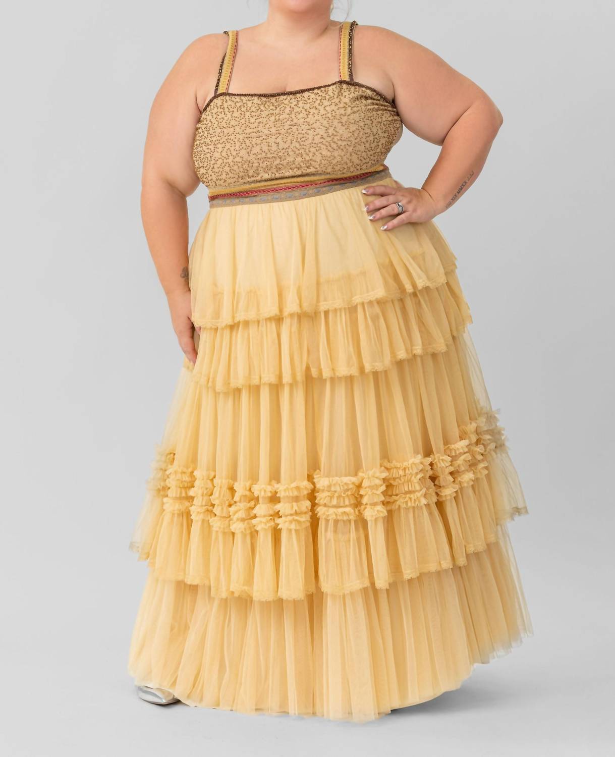 -Bl^Nk- - Zeena Maxi Dress - Plus