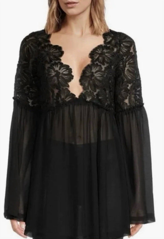 Free People - Magdalene Crochet Tunic Top