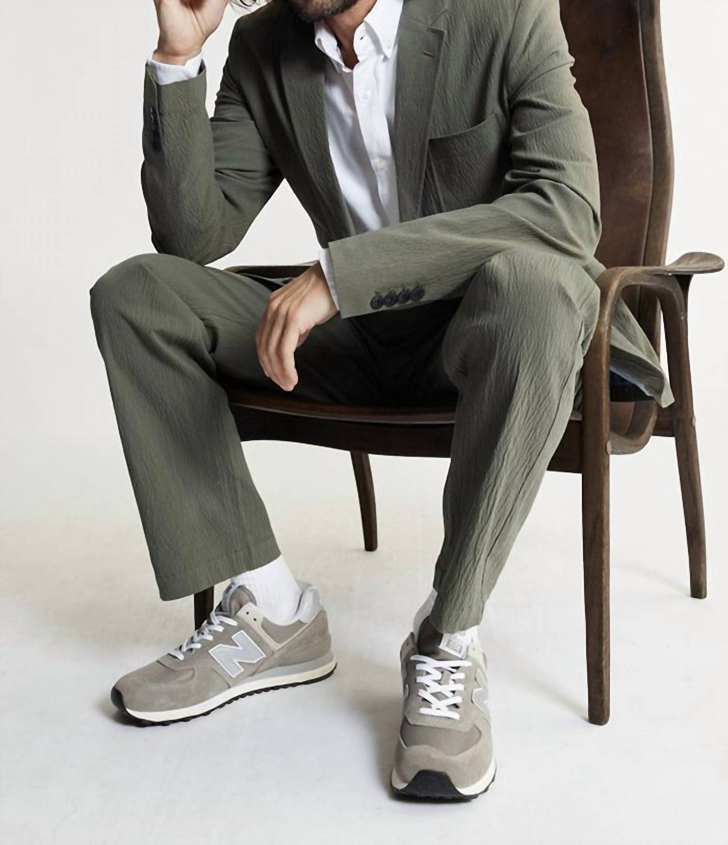 Jachs New York - Seersucker Nantucket Long Sleeve Blazer