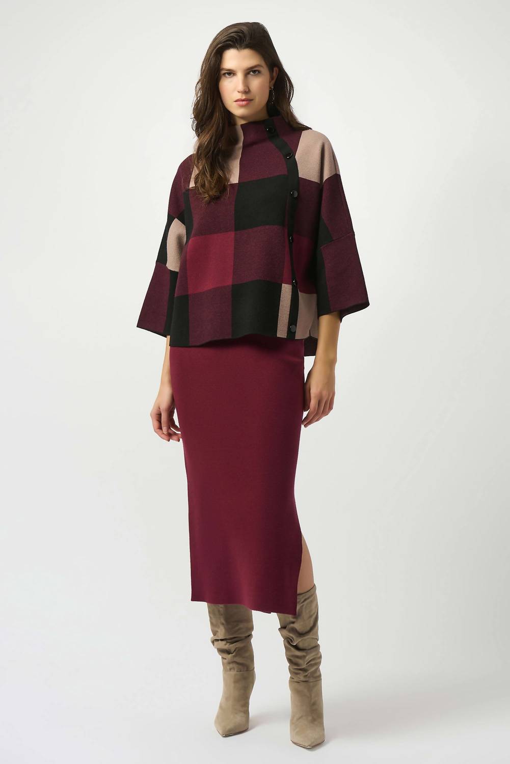Joseph Ribkoff - Safa Sweater Knit Midi Skirt
