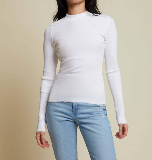 GINA SLIM MOCK NECK TOP