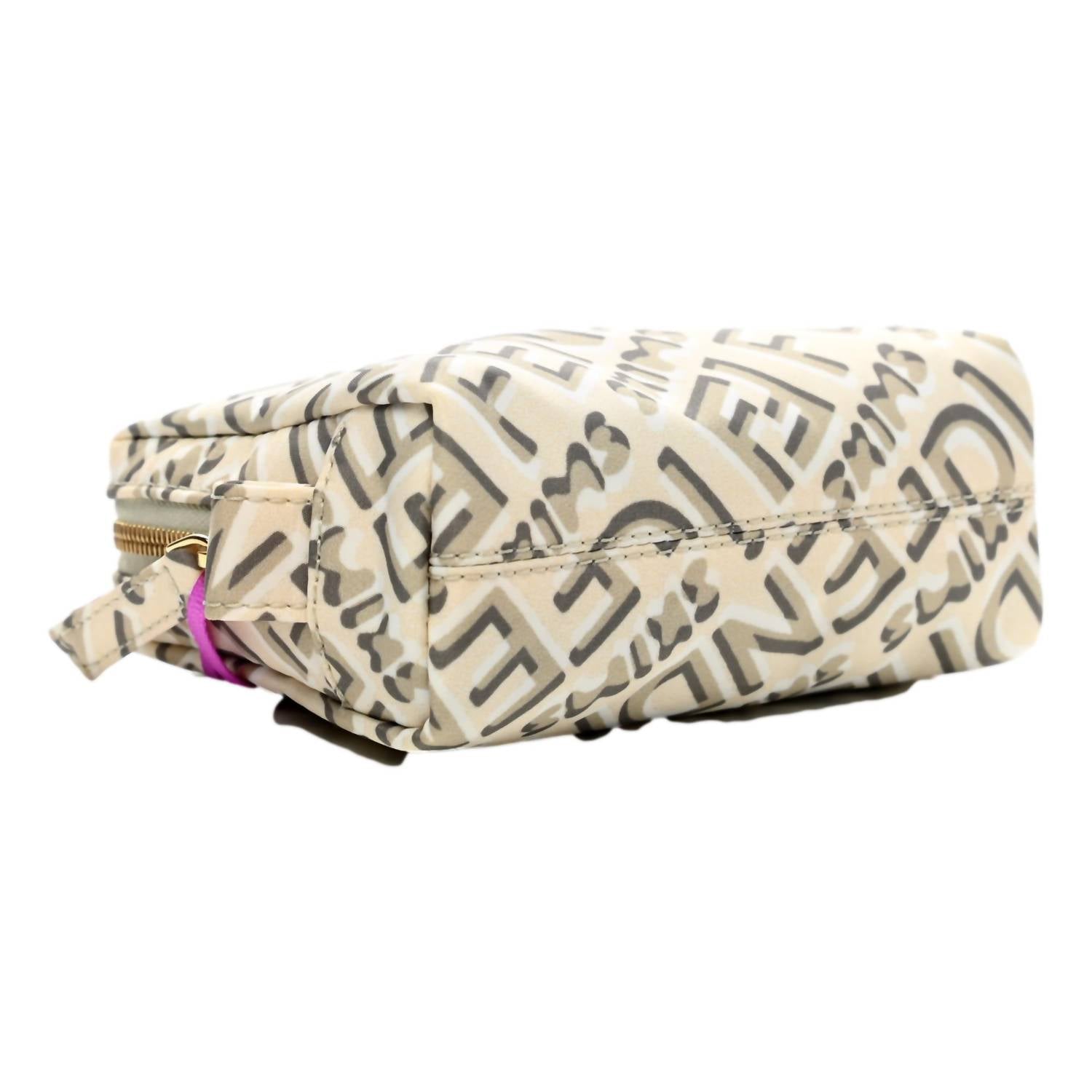 Fendi - Women's Nylon Avorio Small Beauty Pouch