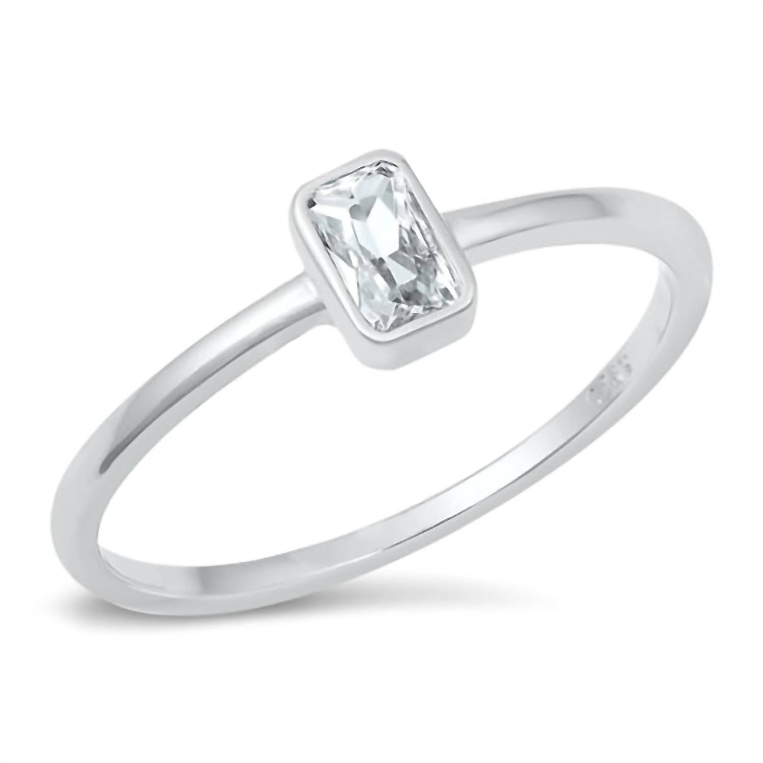 Starlette Women's Ella Stackable Ring in silver - women's jewelry