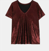 An'Ge - Women's Malaga Agnola Iridescent Tee Shirt