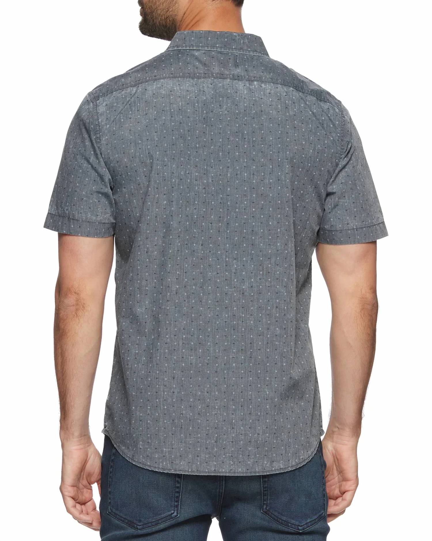 Flags & Anthem - Gardendale Short Sleeve Vintage Soft Dot Print Shirt