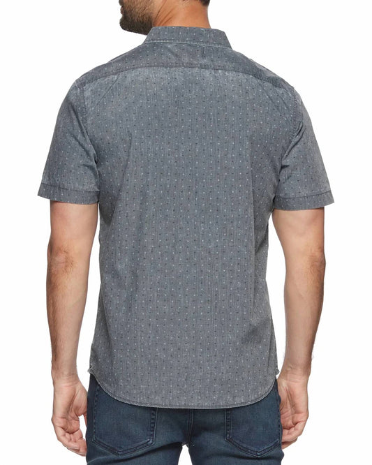 Flags & Anthem - Gardendale Short Sleeve Vintage Soft Dot Print Shirt