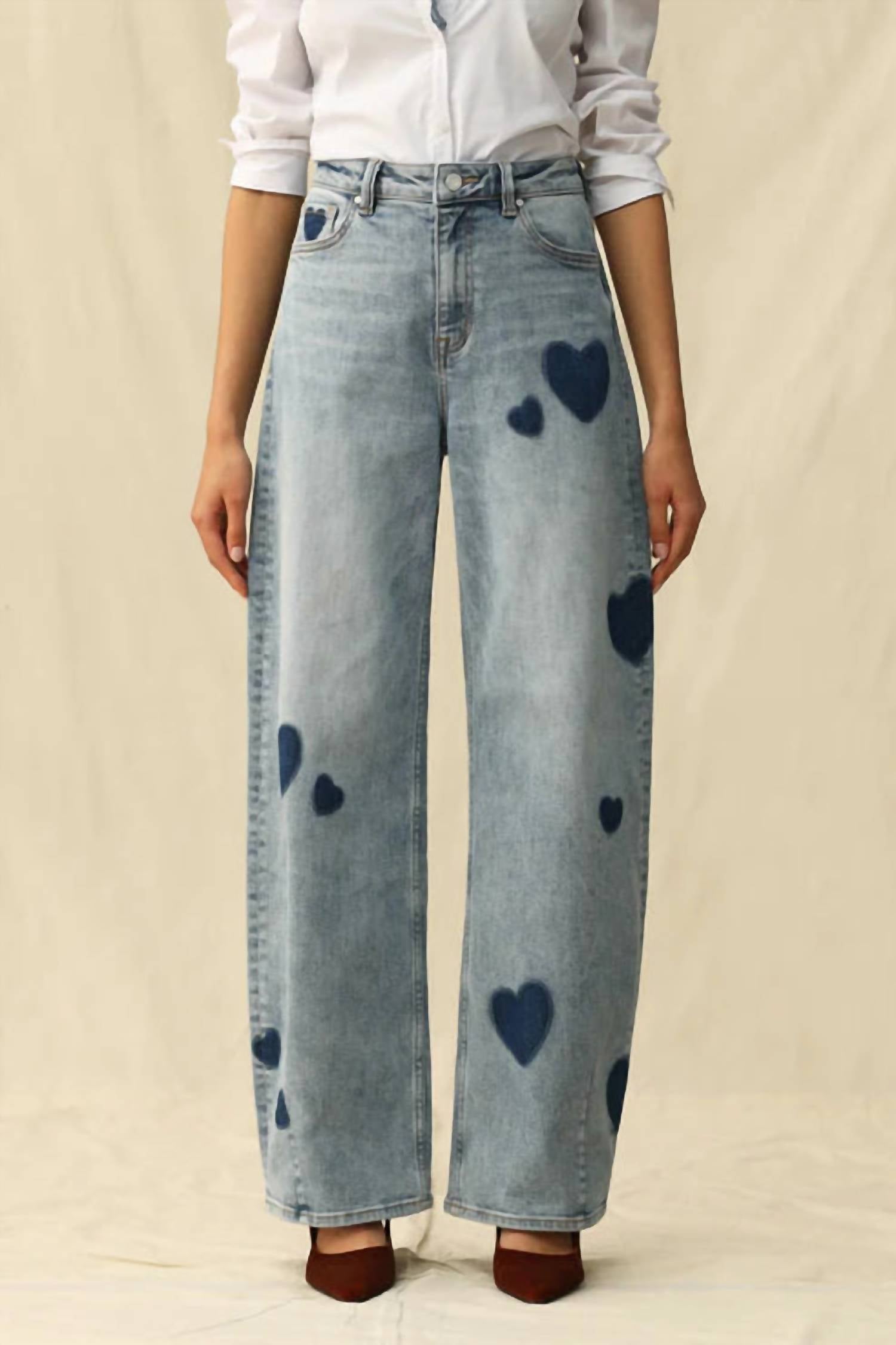 Bayeas - Rosalind High Rise Barrel Jeans