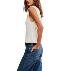 Free People - Plumeria Floral Vest