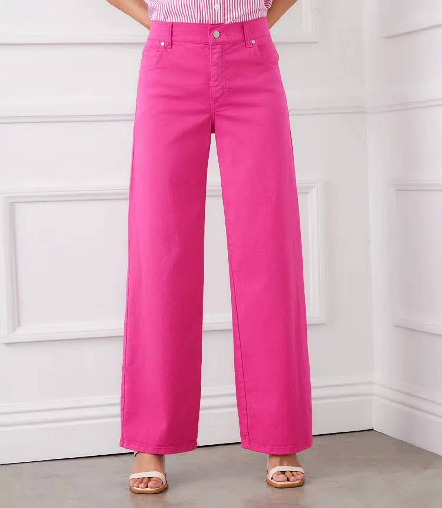 Karen Kane - Palesa Full Length Wide Leg Jeans