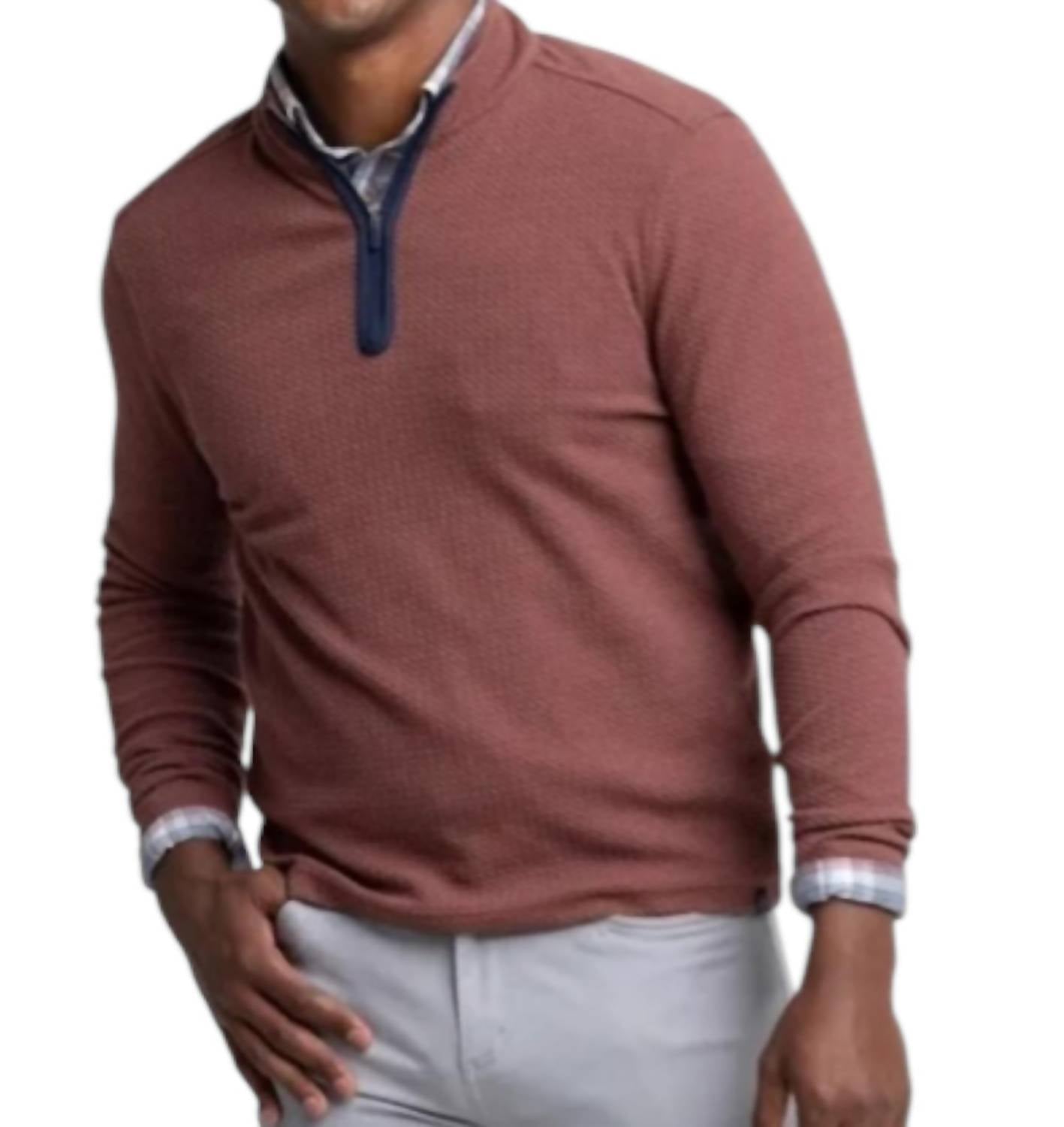 Southern Tide - Heather Outbound Quarter Zip Pullover