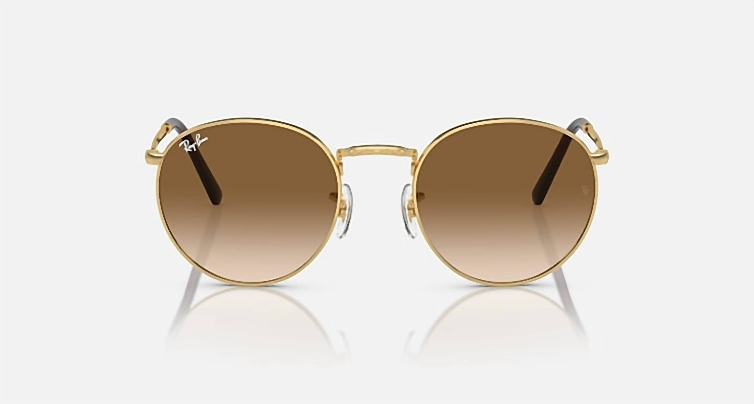 Ray Ban - New Round Medium Non Polarized Sunglasses Rb3637 001/51