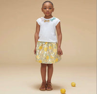 Hucklebones London - Kid's Jacquard Skirt