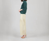 Clara S - Plush Ribbed Funnel Neck Top