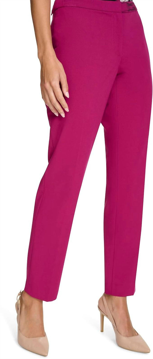 Calvin Klein - Mid-rise Slim-leg Ankle Pants