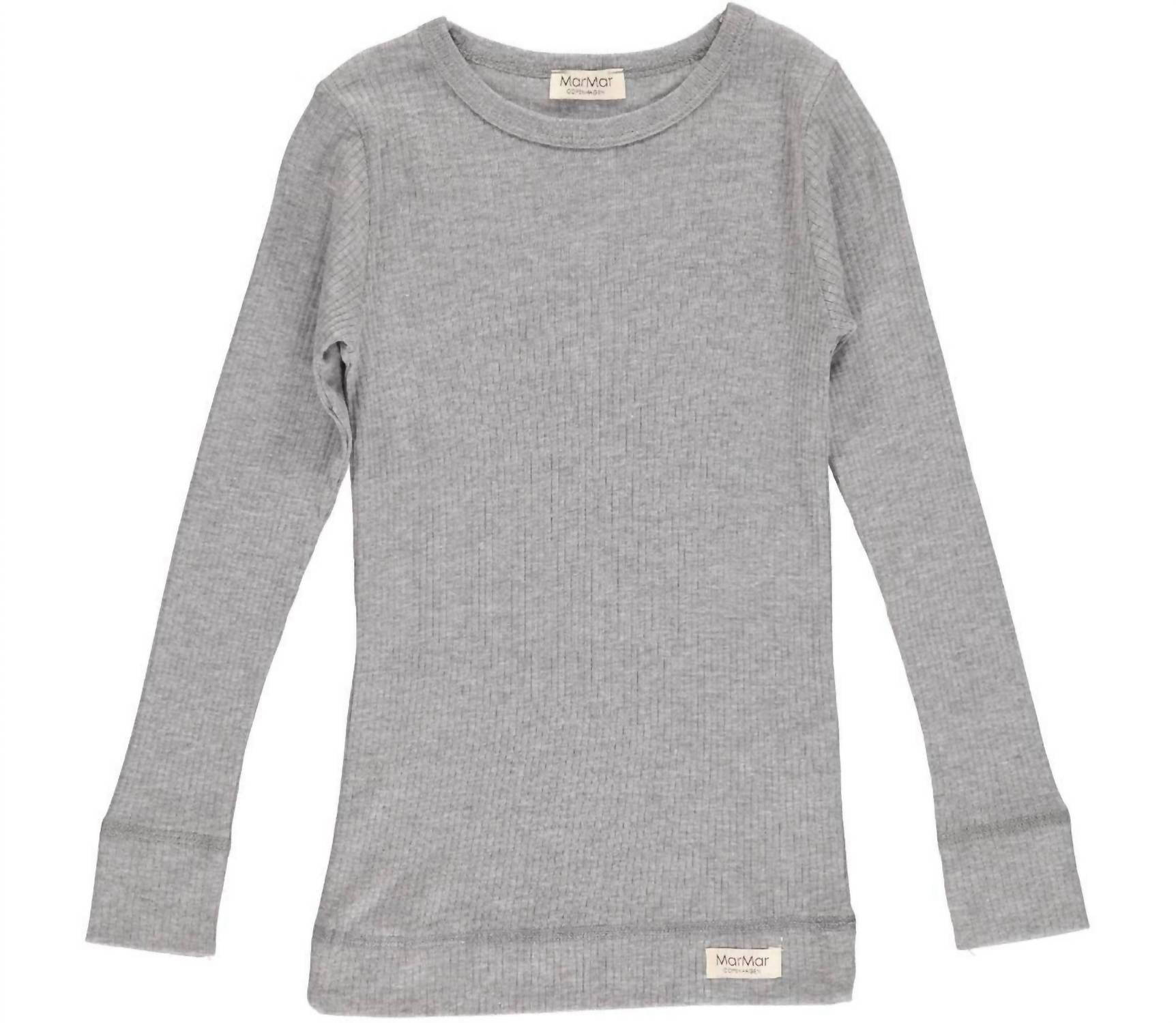 Kids Ribbed Long Sleeve Shirt