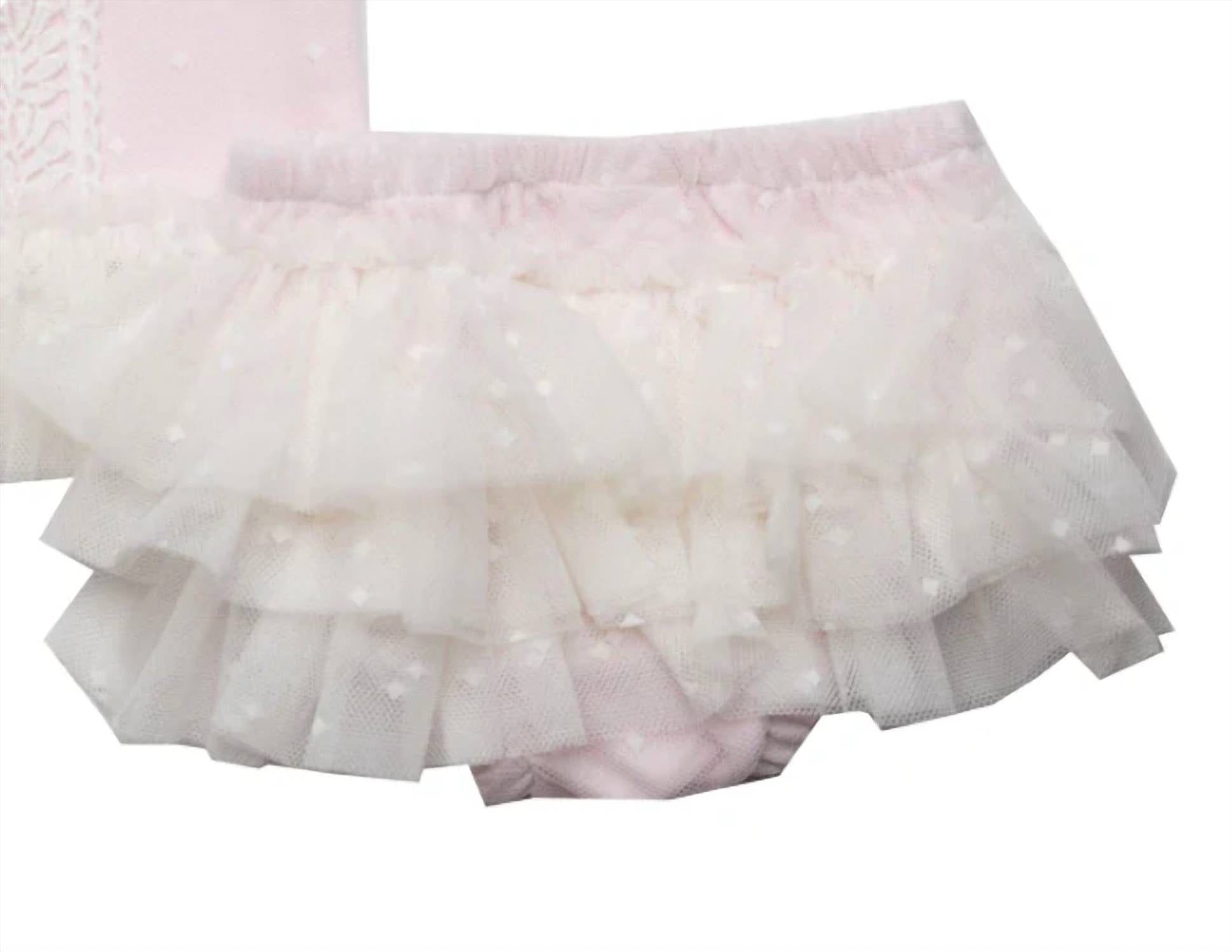 Haute Baby - Two-piece Tulle And Flower Set