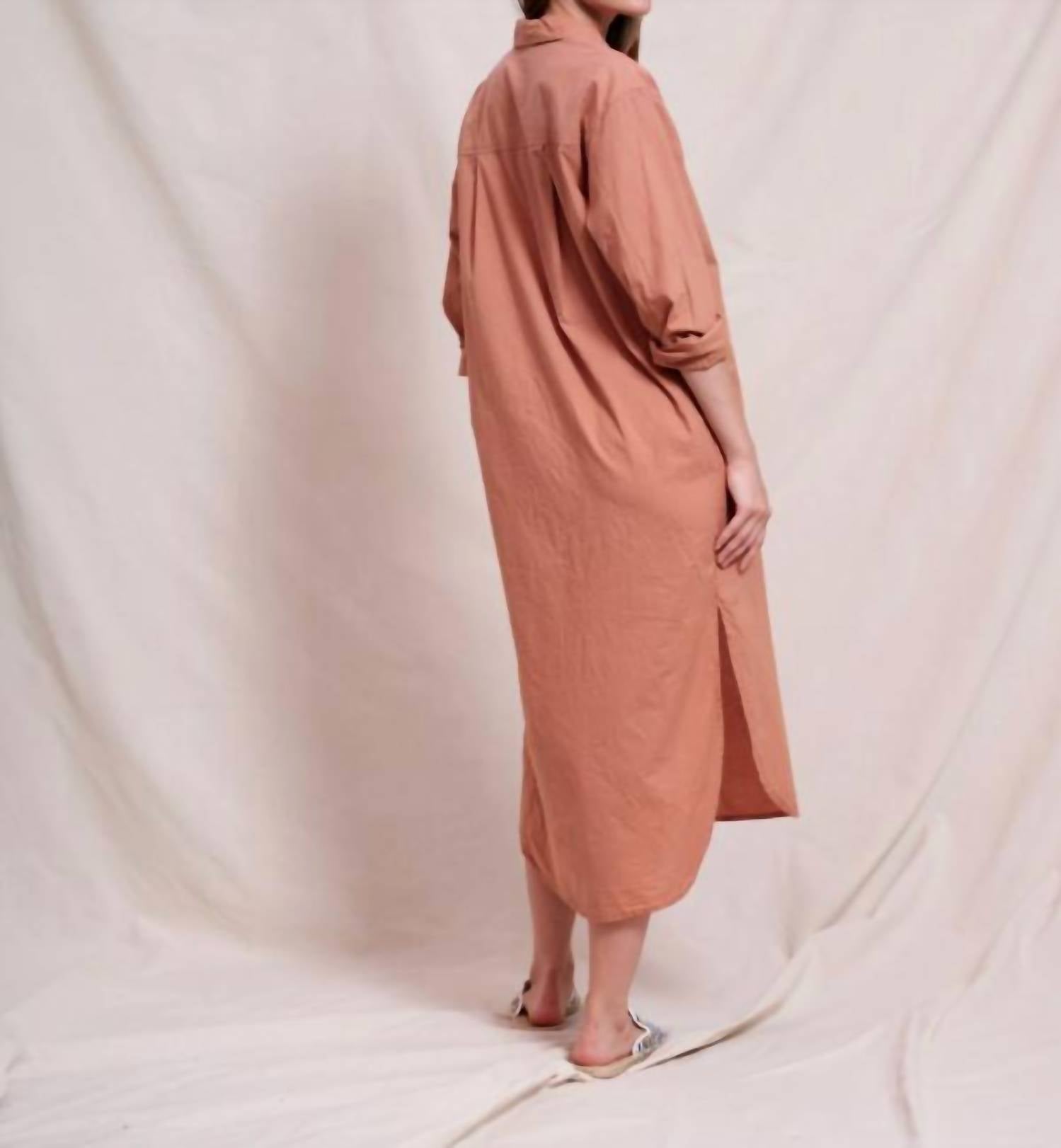 Sundry - Easy Shirt Midi Dress