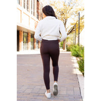 Julia Rose - Belle Fleece Full Length Leggings With Pockets