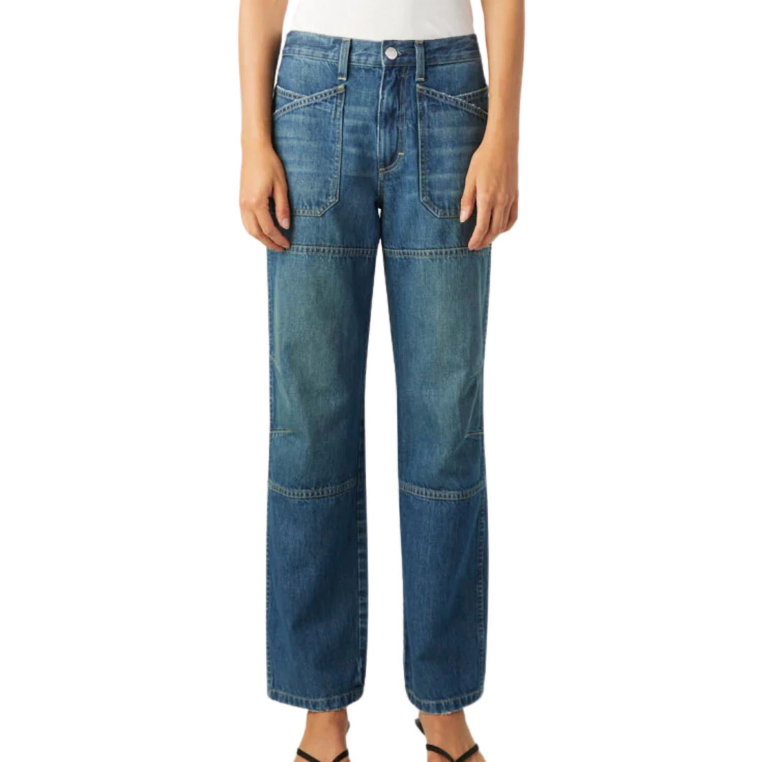 AMO Women's Doris Utility Pant in tease - women's jeans