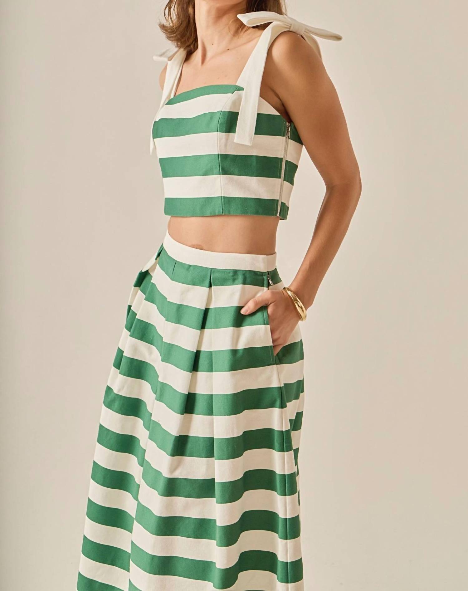 English Factory - Bold Stripe Sleeveless Top