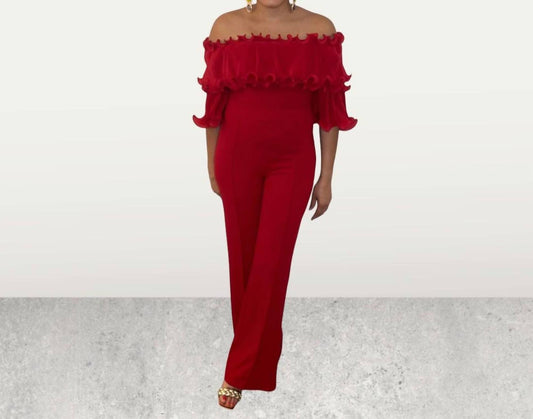 Valentine - Sexy Off Shoulder Jumpsuit