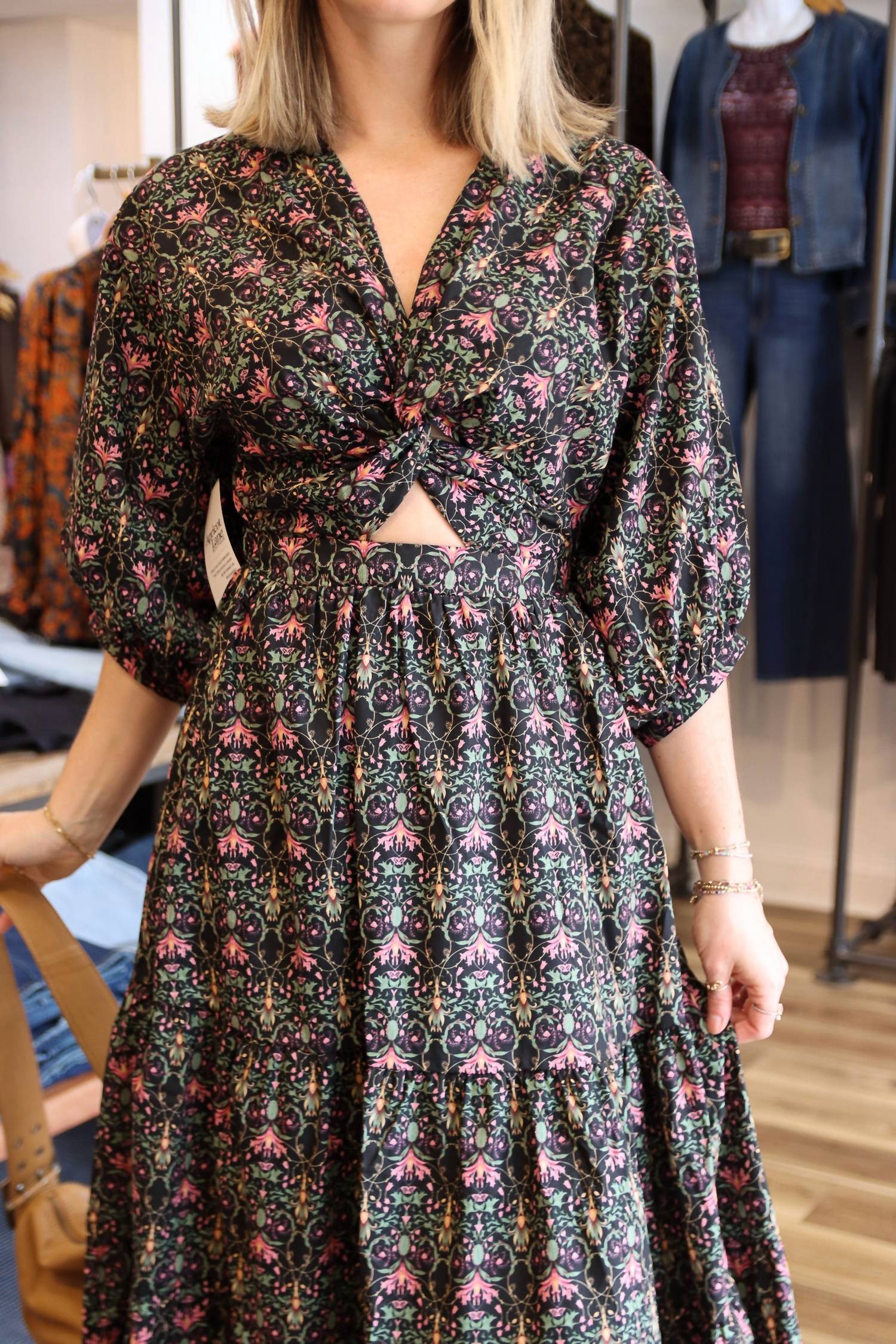Meet Me In Santorini - Garden Maxi Dress