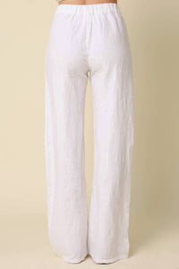 Olivaceous - Carina Linen Pant