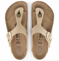 Birkenstock - Women's Gizeh Big Buckle Nubuck Leather Sandals