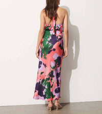 FIGUE Julita Skirt in pressed petal sunset coral - women's skirt - alternate view