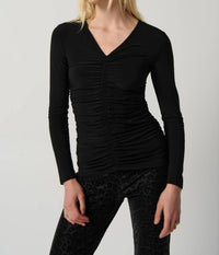 Joseph Ribkoff - Silky Knit Fitted Long Sleeve Top