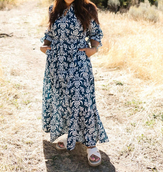 Skies Are Blue - Honey Maxi Dress