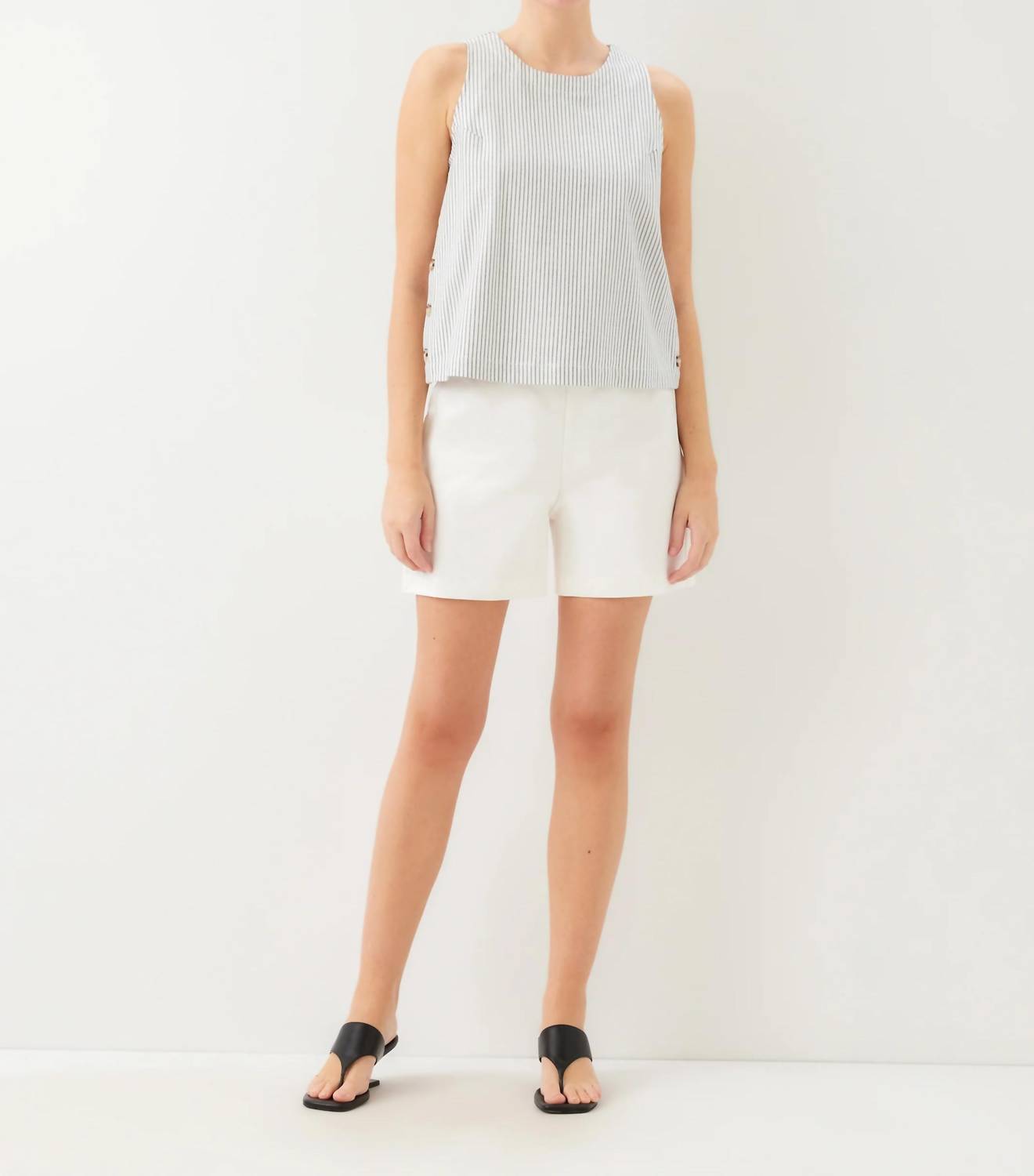 Fifteen Twenty - Women's Clarice Side Button Top