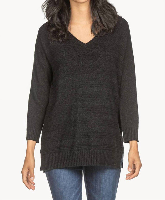 Lilla P - V-Neck Tunic Sweater