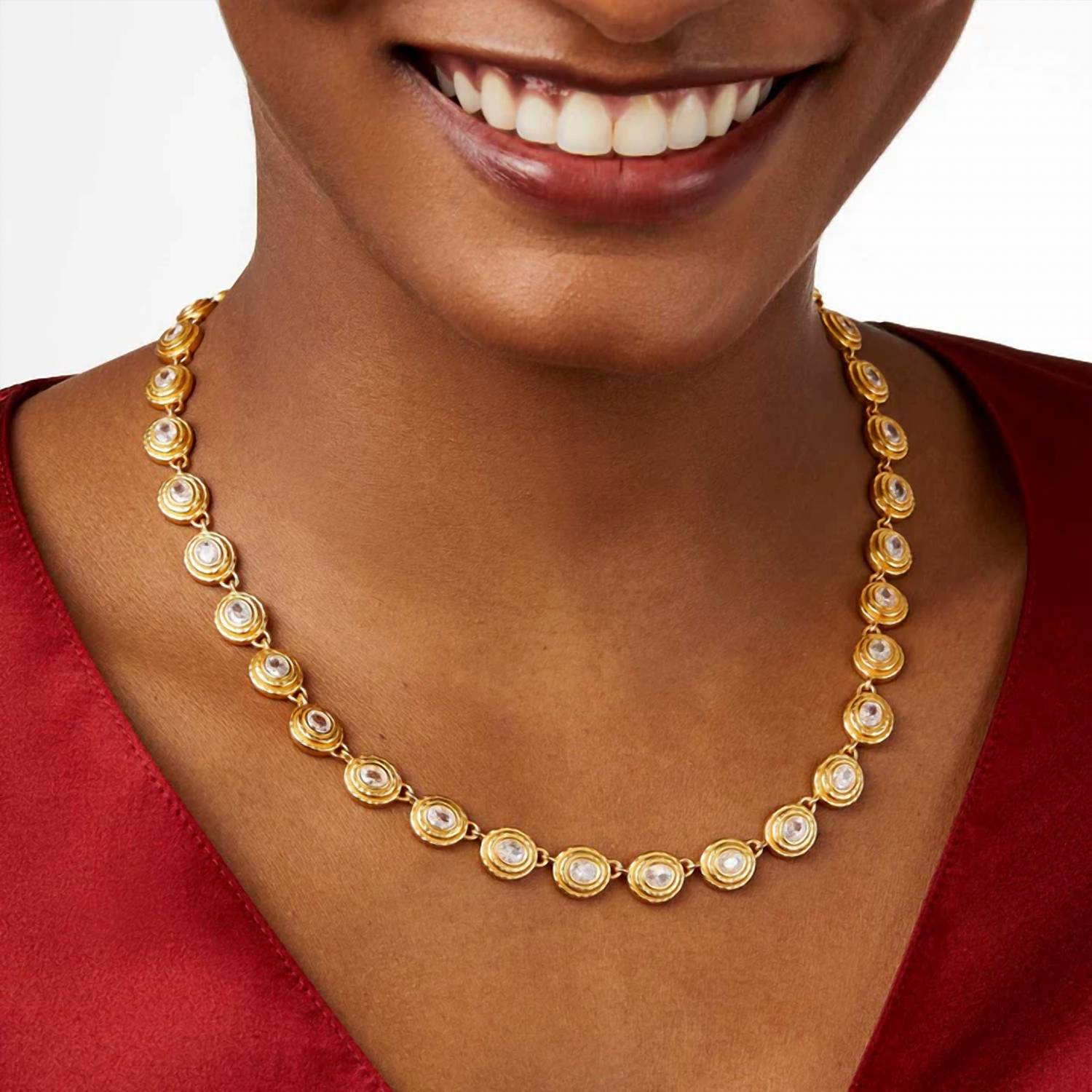 Julie Vos - Women's Tudor Tennis Necklace